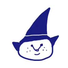 Blue Elf - smile - High Resolution PNG