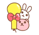 Rabbit斯基 - humor - cartoon character - Transparent Background PNG