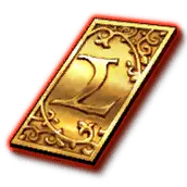 Gold Number 2 - decorative - PNG Images