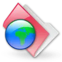 Folder Globe - application - PNG Images