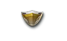Shield - gold - logo - No Watermark PNG