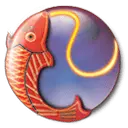 Dragon Fish - red - PNG