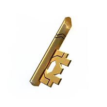 Key - golden - Lossless PNG