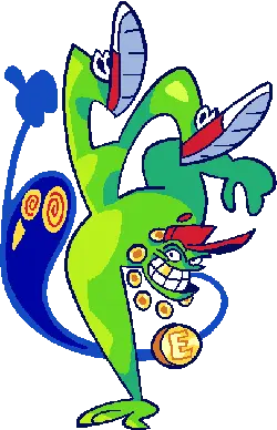 Frog - coins - No Background PNG
