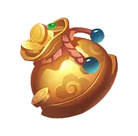 Gold Coin Chest - Transparent Background PNG