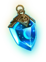 Blue Crystal Pendant - Highly Rated PNG