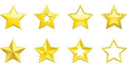 Star - golden - Free PNG