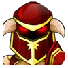 Red Robot Warrior - red - High Resolution PNG