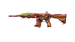 Dragon Rifle - red - No Background PNG