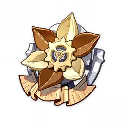 Gear Flower Badge - mechanical - PNG Images