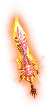 Flaming Sword - flame - magic - Transparent Background PNG