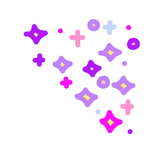 Colorful Stars - purple - Free Download PNG