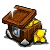 Treasure Chest - rewards - stars - PNG Images