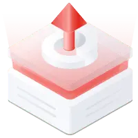 Red Arrow Icon - red - PNG