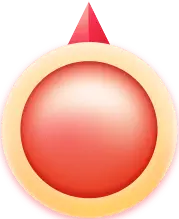 Red Button - design element - Designer Recommended PNG