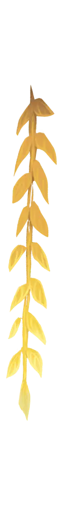Golden Leaf Necklace - gold - PNG Images
