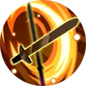 Flaming Sword - magic - skill - No Watermark PNG