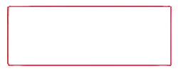 Red Rectangle Frame - outline - Transparent Layer PNG