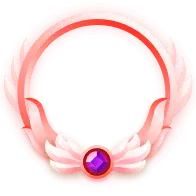 Ruby Wing Necklace - red - Free PNG