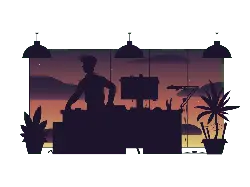 Office Man Silhouette - office - Free PNG