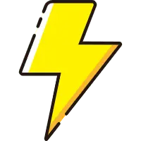 Lightning Bolt Symbol - symbol - Recommended PNG