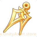 Gold Pendant - gold - No Watermark PNG