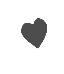 Gray Heart Shape Pattern - art - Transparent Layer PNG
