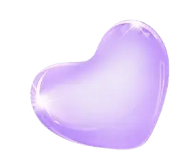 Purple Heart-shaped Glass Ball - heart shape - Free PNG