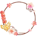 Flower Wreath - pearl - No Watermark PNG