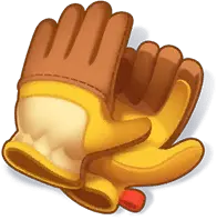 Gloves - yellow - Free PNG