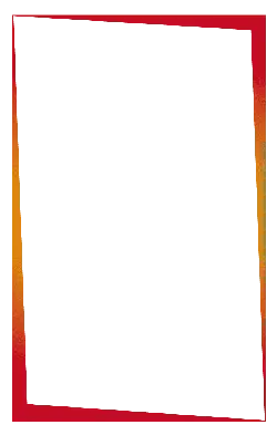 Red Gradient Rectangle Frame - frame - High Resolution PNG