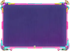 Colorful Striped Rectangle - gradient - No Background PNG
