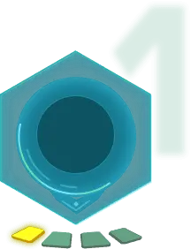 Hexagon Badge - graphic design - High Resolution PNG
