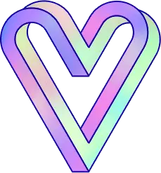 Rainbow Heart - gradient - PNG Images