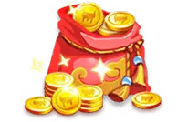 Gold Coin Bag - bag - No Watermark PNG