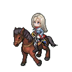Knight Girl on Horseback - rpg - PNG Images