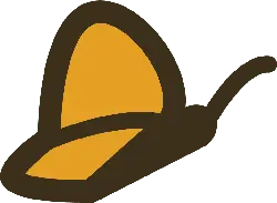 Butterfly - brown - No Background PNG
