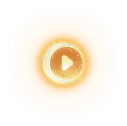 Play Button - video - glowing - No Watermark PNG