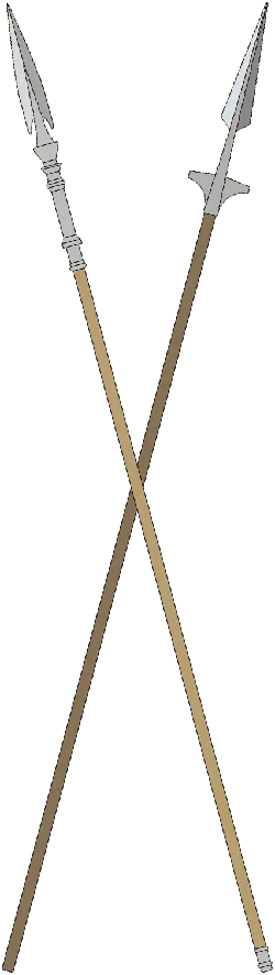 Crossed Halberds - weapon - High Resolution PNG