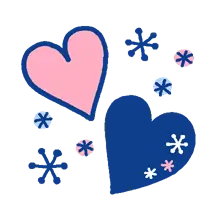 Heart Pattern - snowflake - Lossless PNG