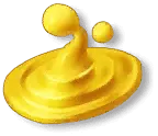 Yellow Droplet Object - shape - Free PNG
