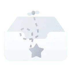 Star in an Envelope - gift - No Watermark PNG