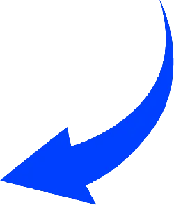 Blue Arrow - indication - arrow - Transparent Background PNG