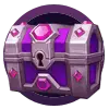 Purple Chest - treasure - Transparent Background PNG