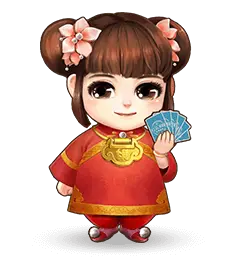 Cartoon Girl - traditional clothing - No Background PNG