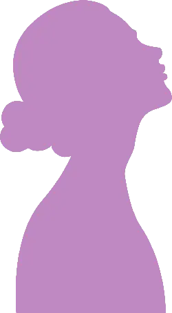 Purple Female Silhouette - silhouette - Lossless PNG