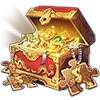 Treasure Chest - gems - Transparent Layer PNG