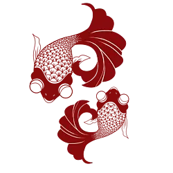 Red Fish - red - Transparent Background PNG