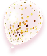 Confetti Balloon - party - High Resolution PNG