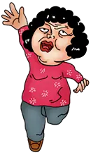 Angry Little Girl - motion - PNG Images